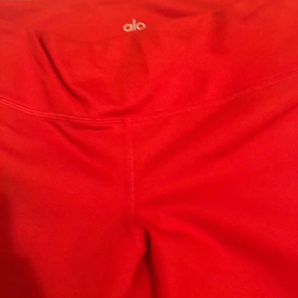ALO Yoga Red High-Rise Leggings